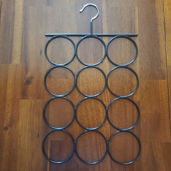 Other - Black Scarf Hanger with Silver Hook